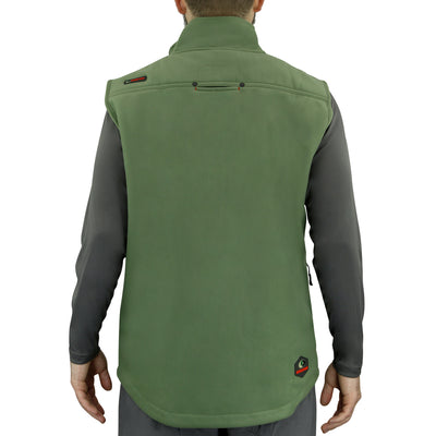 Mossy Oak Sherpa Camp Vest Olive Back
