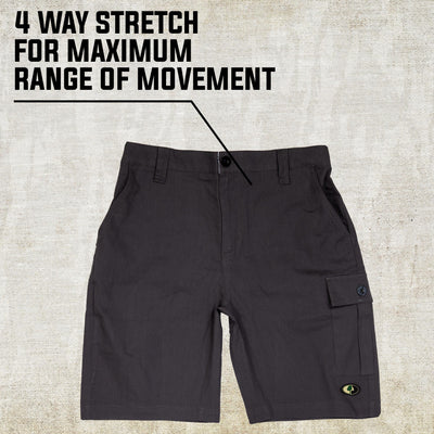 Mossy Oak Back Country Short 4-way Stretch for Maximum Range of Movement