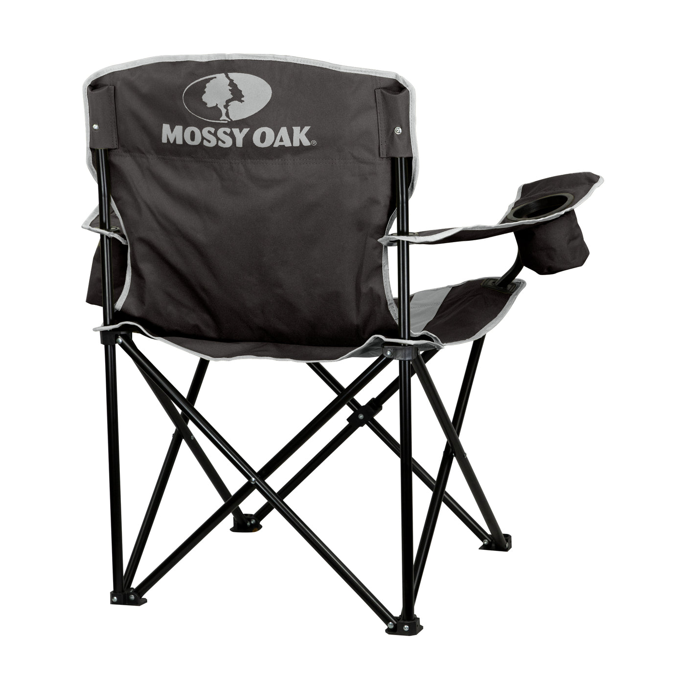 Mossy Oak Deluxe Folding Camping Chair Raven Back