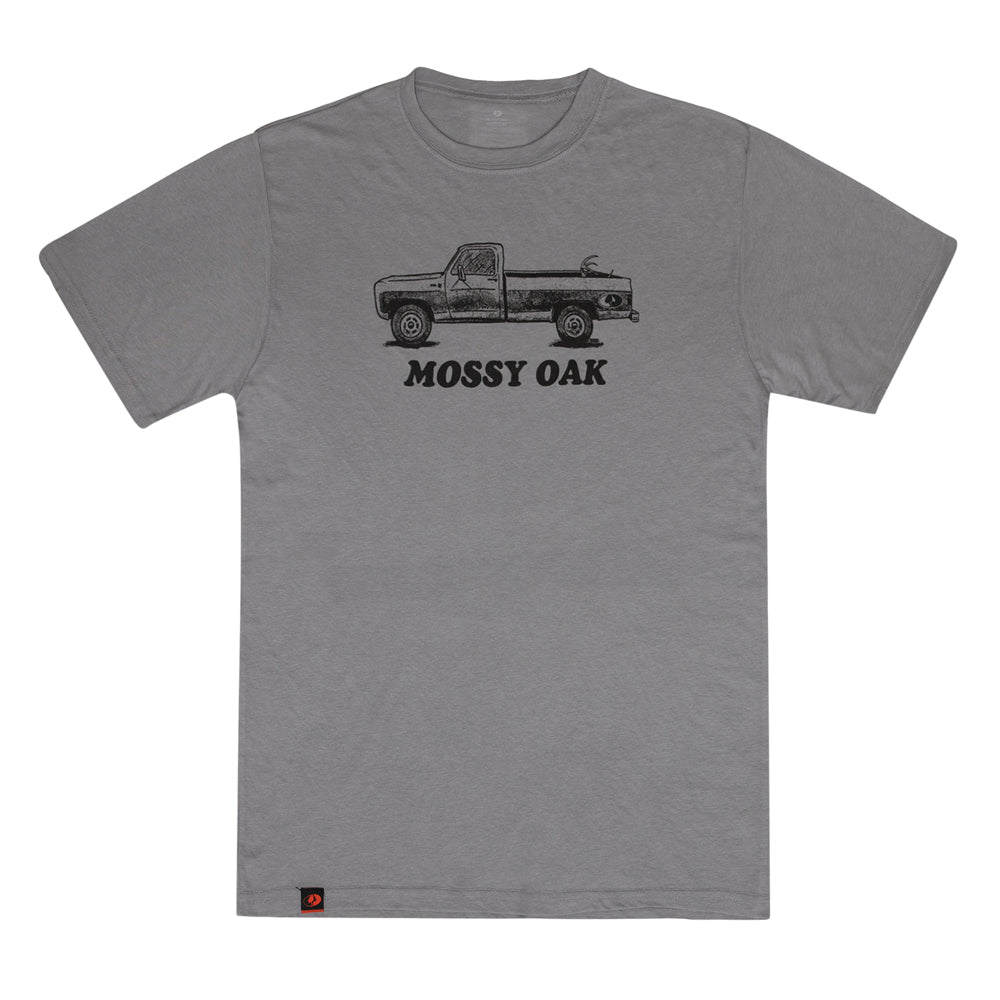 Mossy Oak Vintage Truck T Shirt Quicksilver