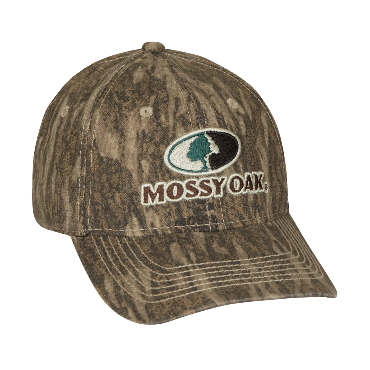 Mossy Oak Structured Fullback Logo Hat
