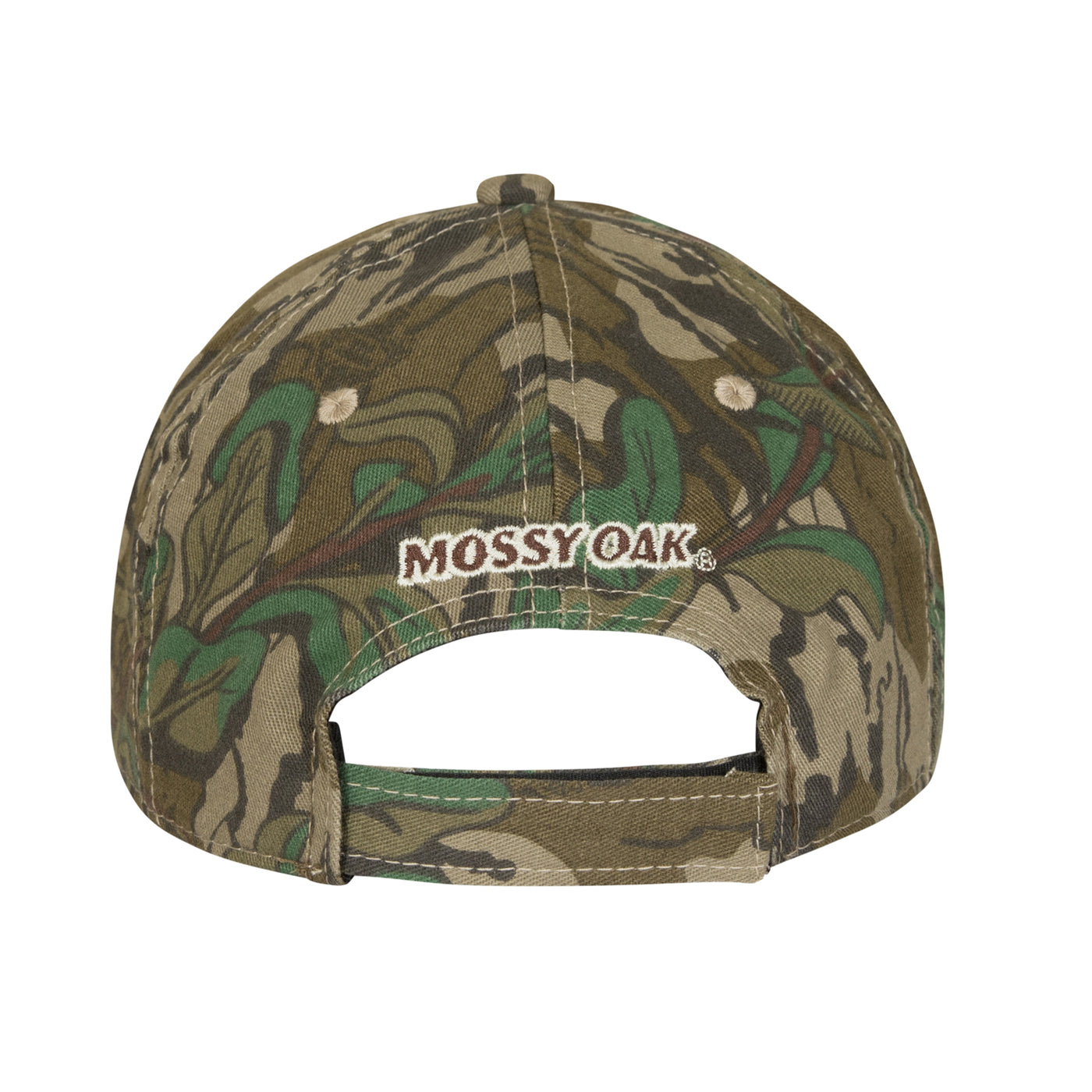 Mossy Oak Structured Camo Hat Greenleaf Back