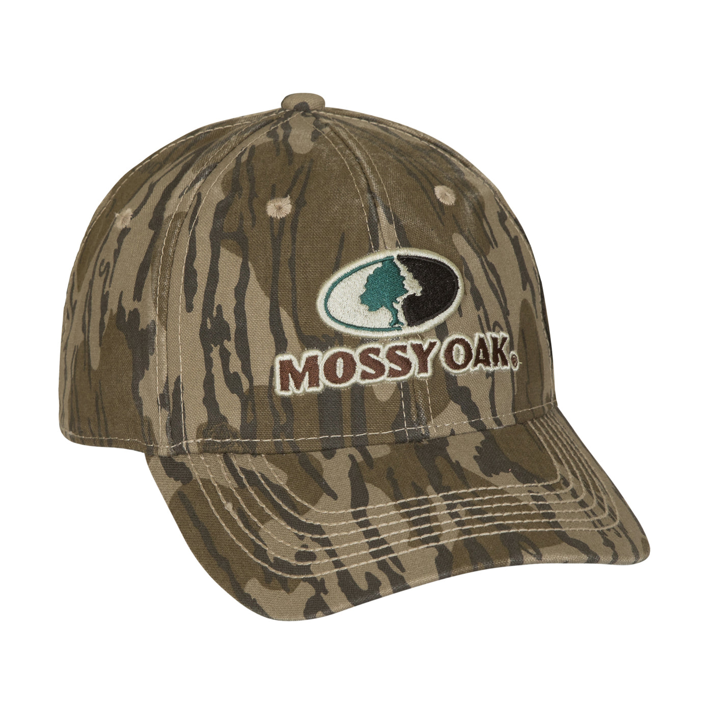 Mossy Oak Structured Camo Hat Original Bottomland