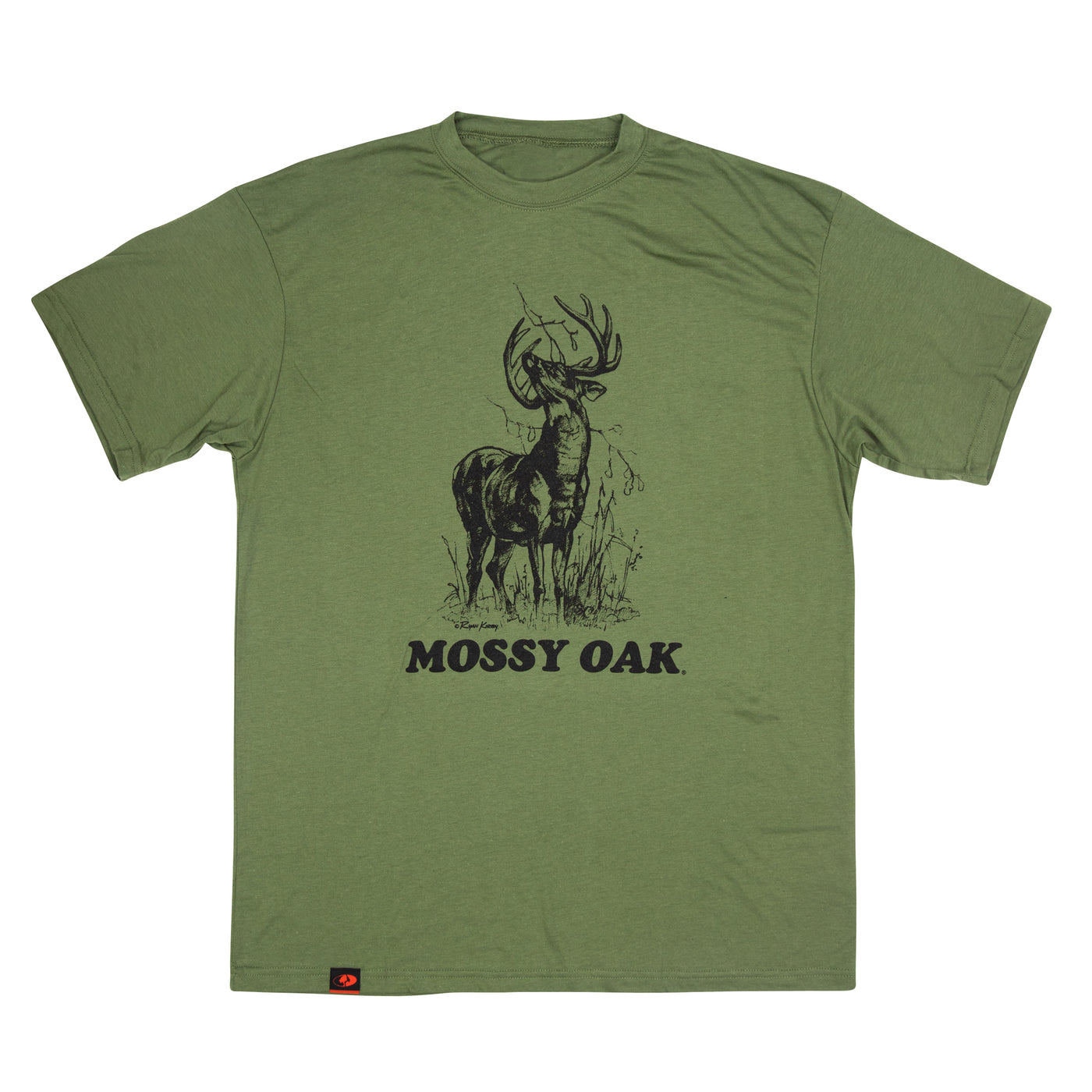 Mossy Oak Ryan Kirby Rut Short Sleeve Tee Olive