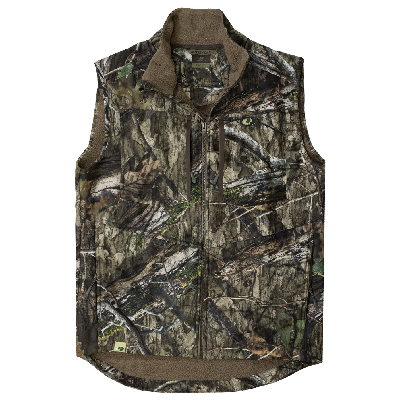 Mossy Oak Sherpa 2.0 Lined Vest Country DNA Front