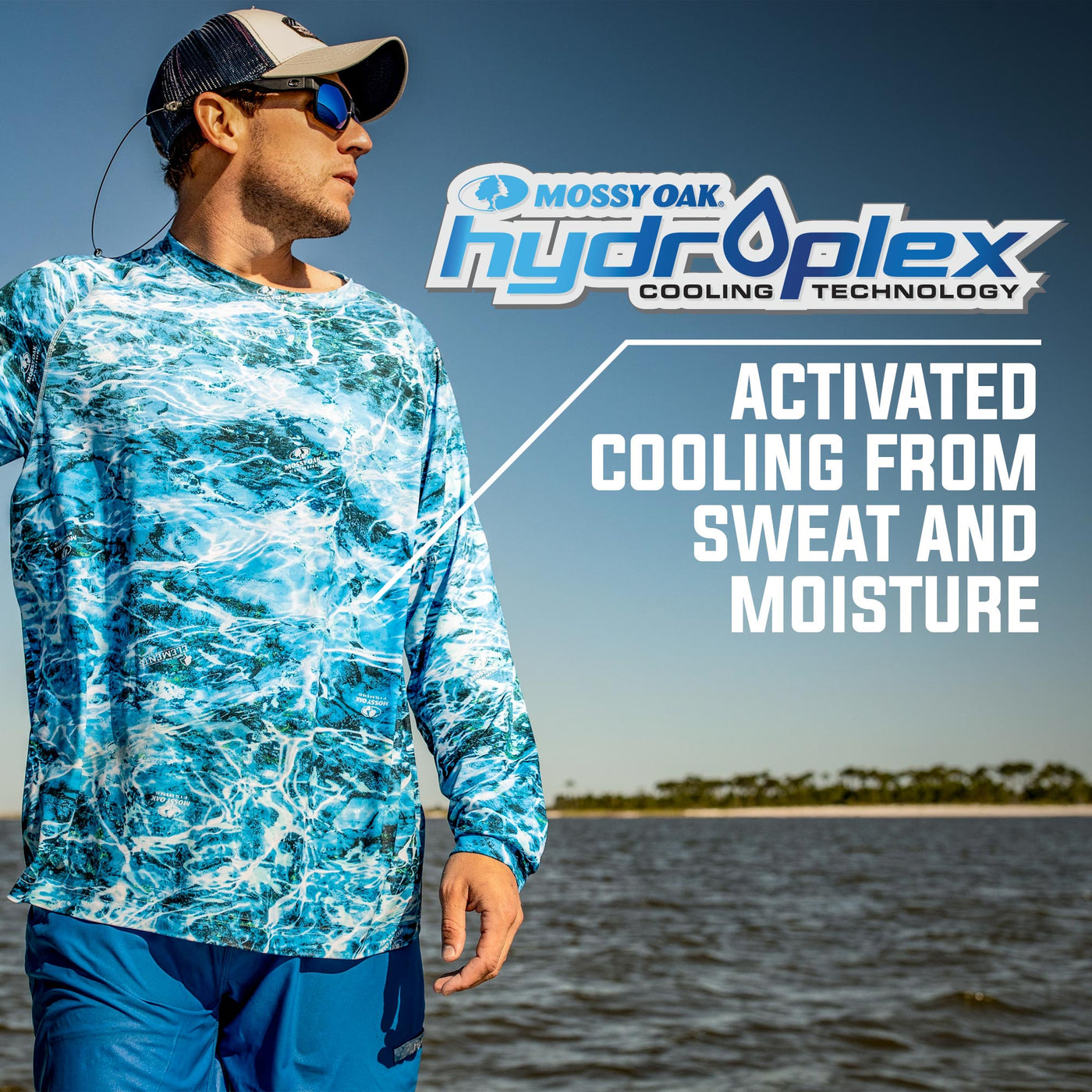 Long Sleeve Fishing Shirts--Performance Hydroplex Technology – The Mossy  Oak Store