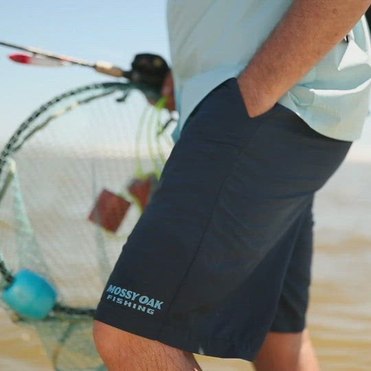 Mossy Oak Men's Swim & Fishing Shorts Action Video