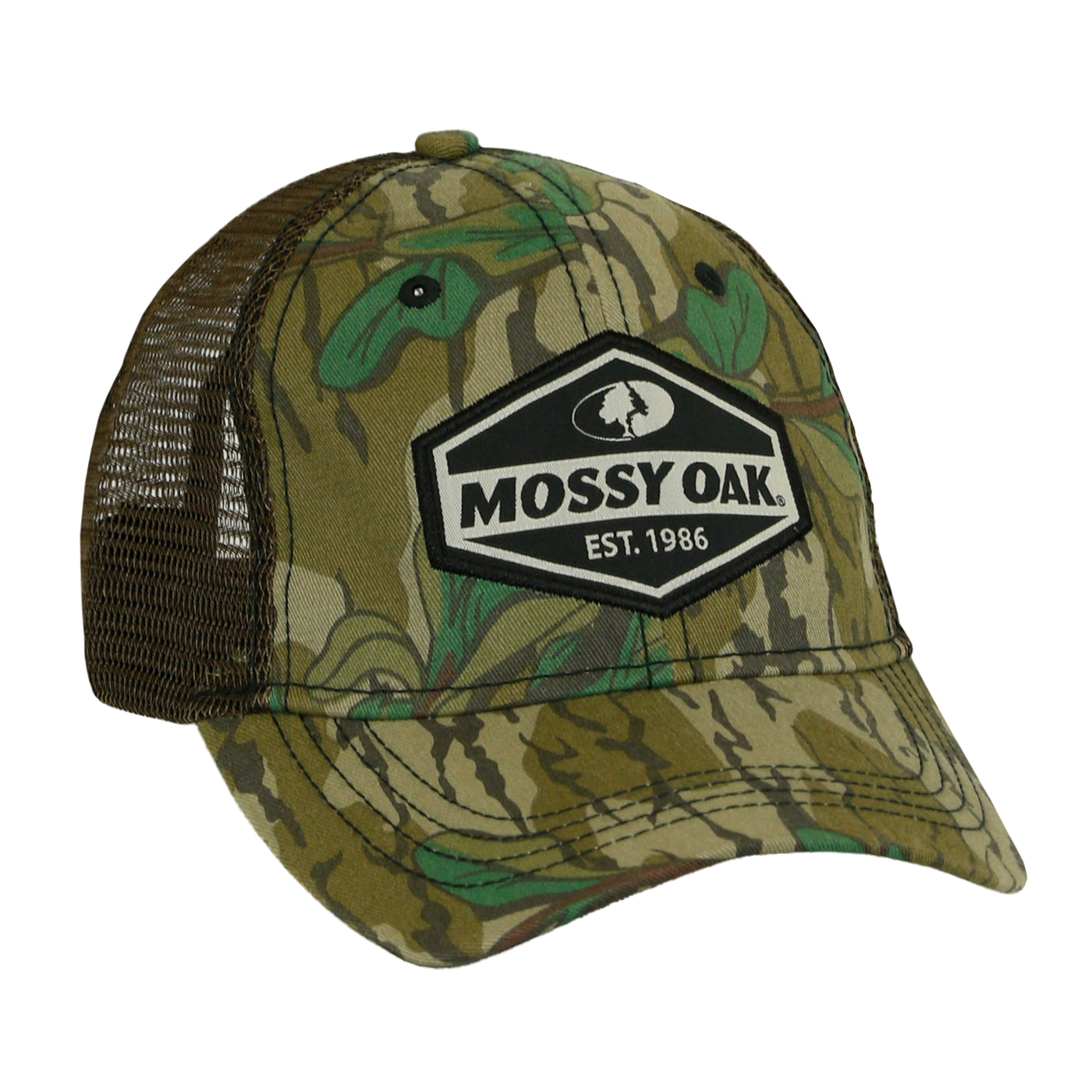 Mossy Oak Diamond Patch Mesh Back Cap